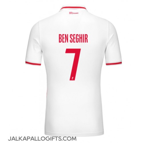 AS Monaco Eliesse Ben Seghir #7 Kotipaita 2024-25 Lyhythihainen